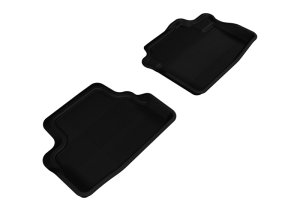 Honda Accord Coupe Floor Mats - Rear - 3D MAXpider - Kagu - Black - `08-`12